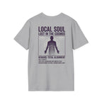 Lost Soul White Tee — Minimal Everyday T-Shirt (back print only)
