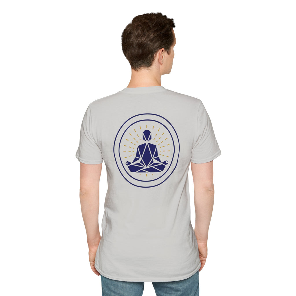 Blue Meditating Yogi Back Only Design