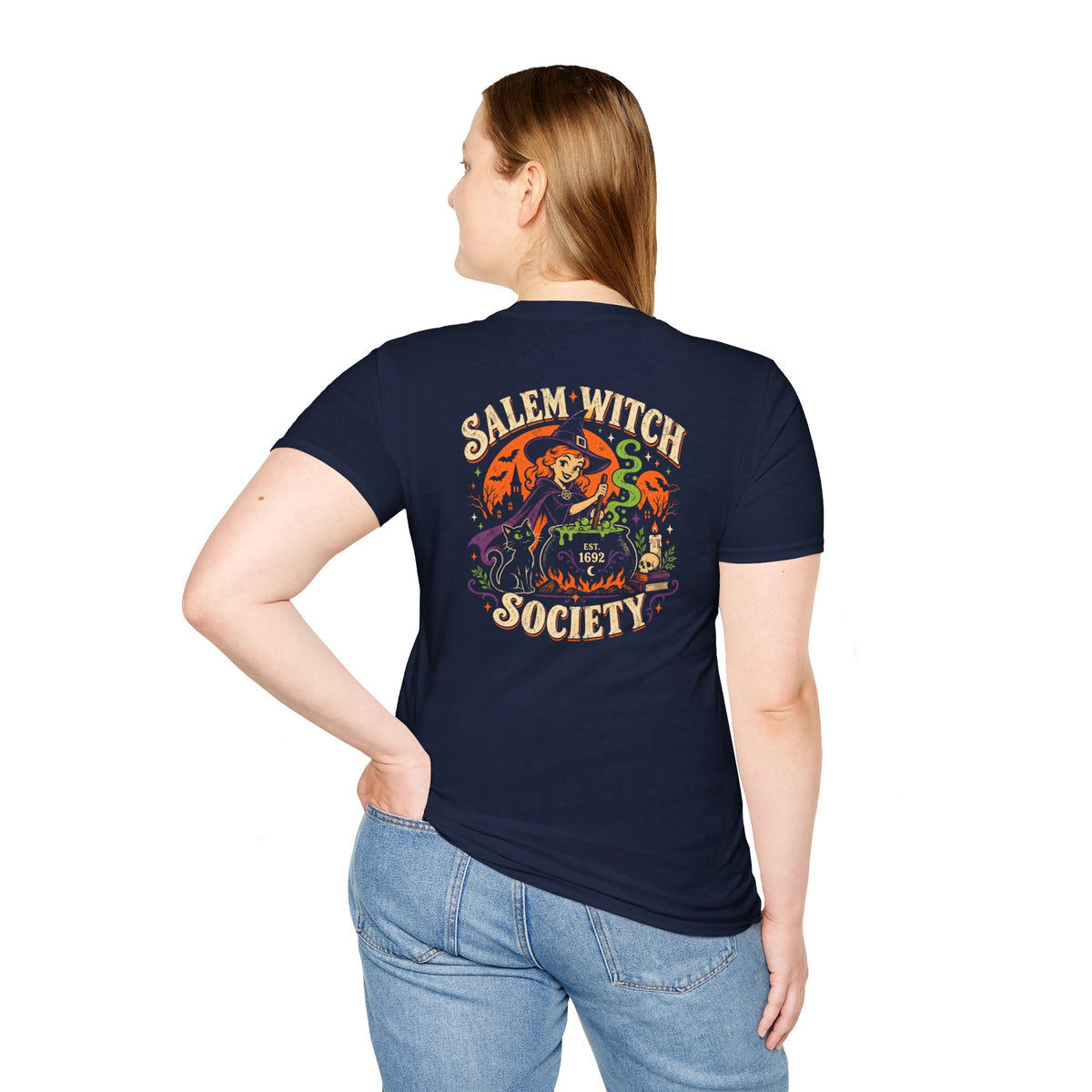 Halloween T-Shirt Vintage Salem Witch