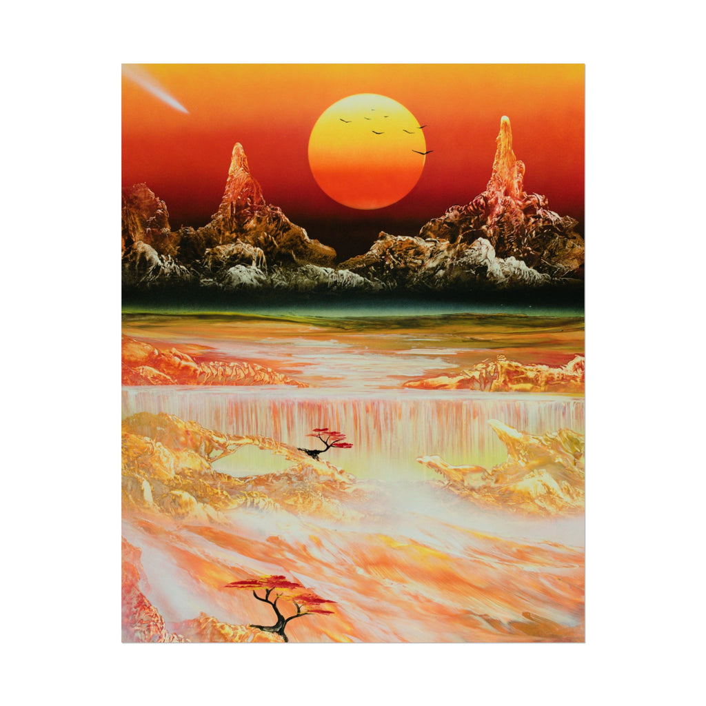 Spray Paint Art Sunset