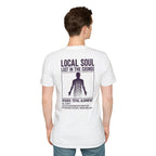 Lost Soul White Tee — Minimal Everyday T-Shirt (back print only)