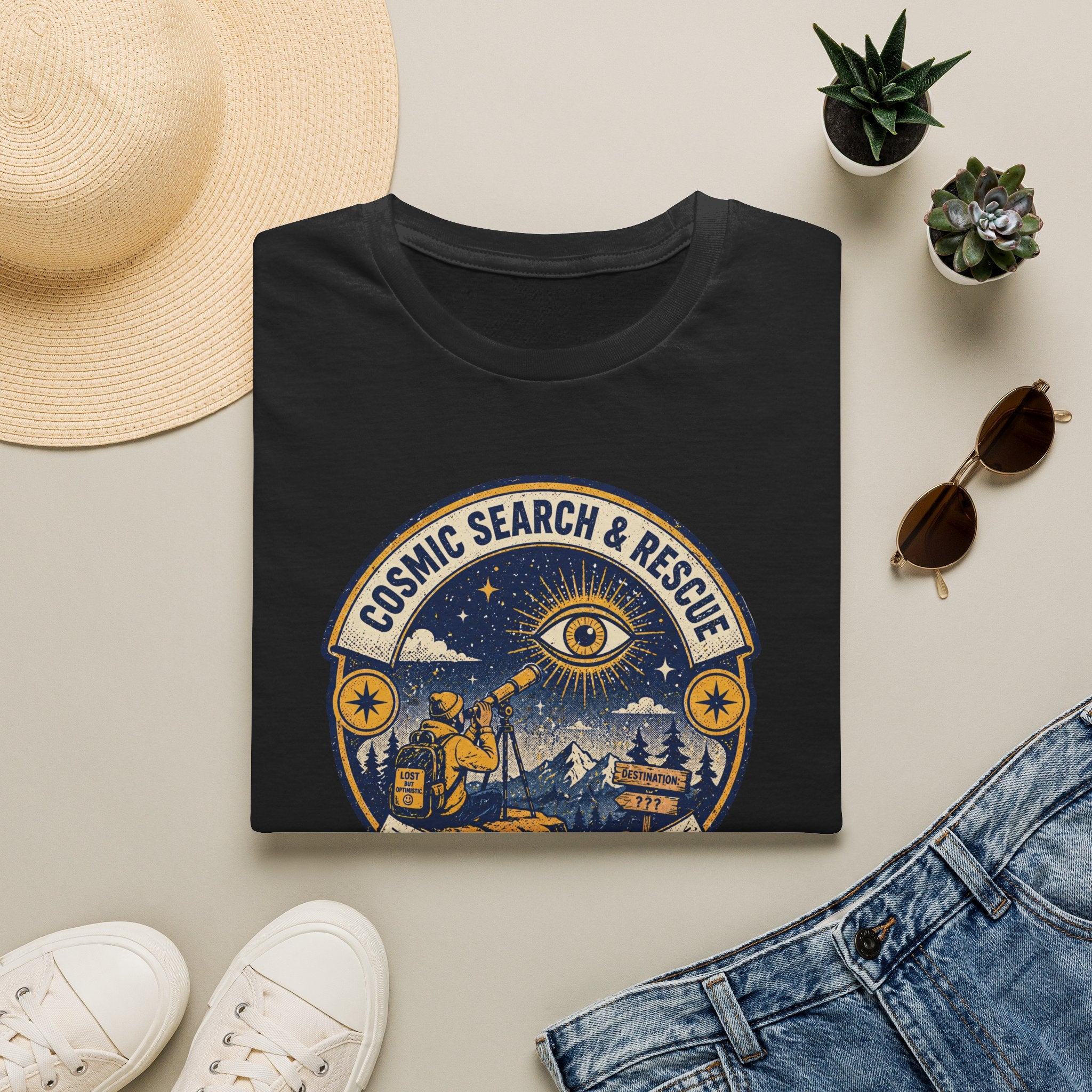 Cosmic Search & Rescue For Finding Own Self Graphic T-Shirt