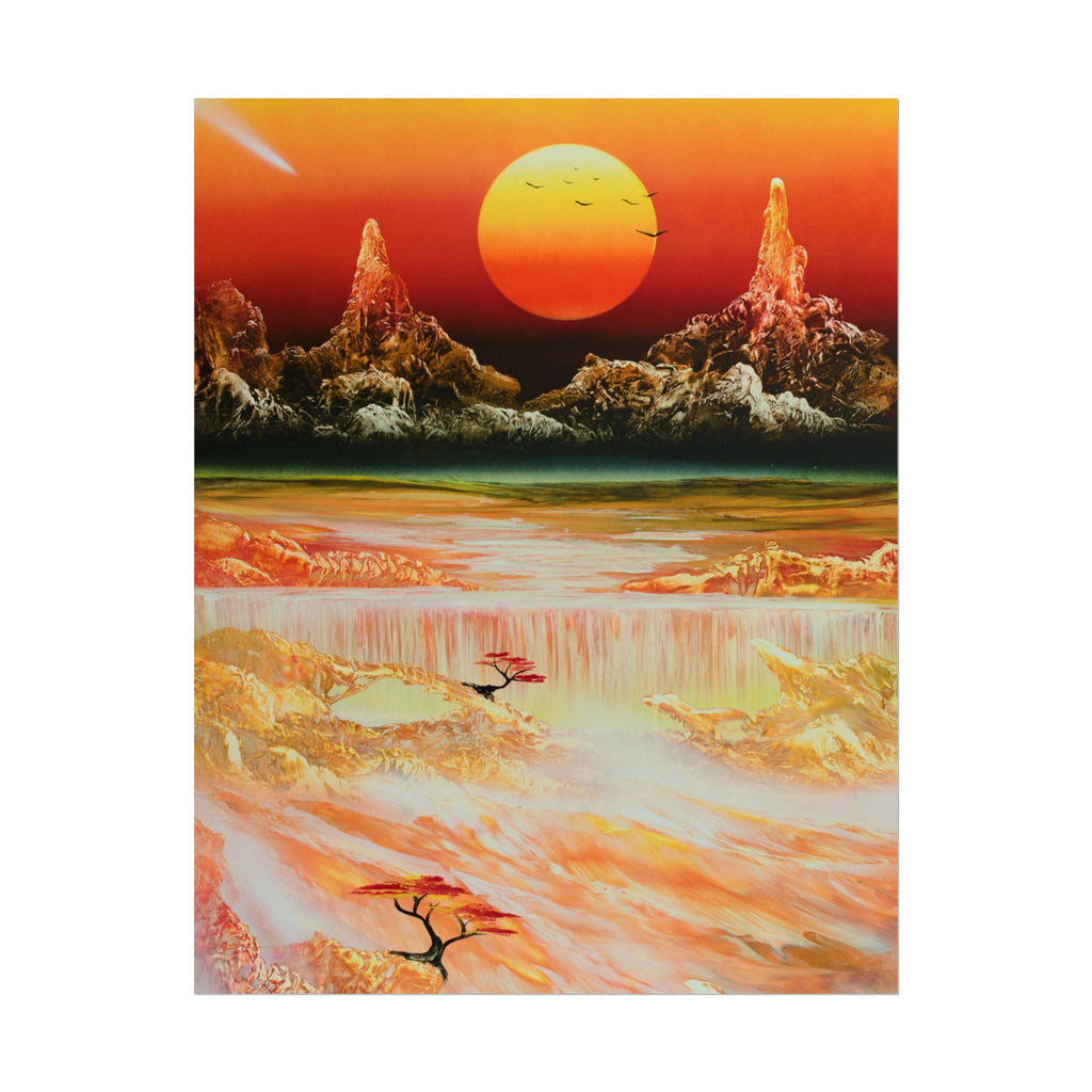Spray Paint Art Sunset