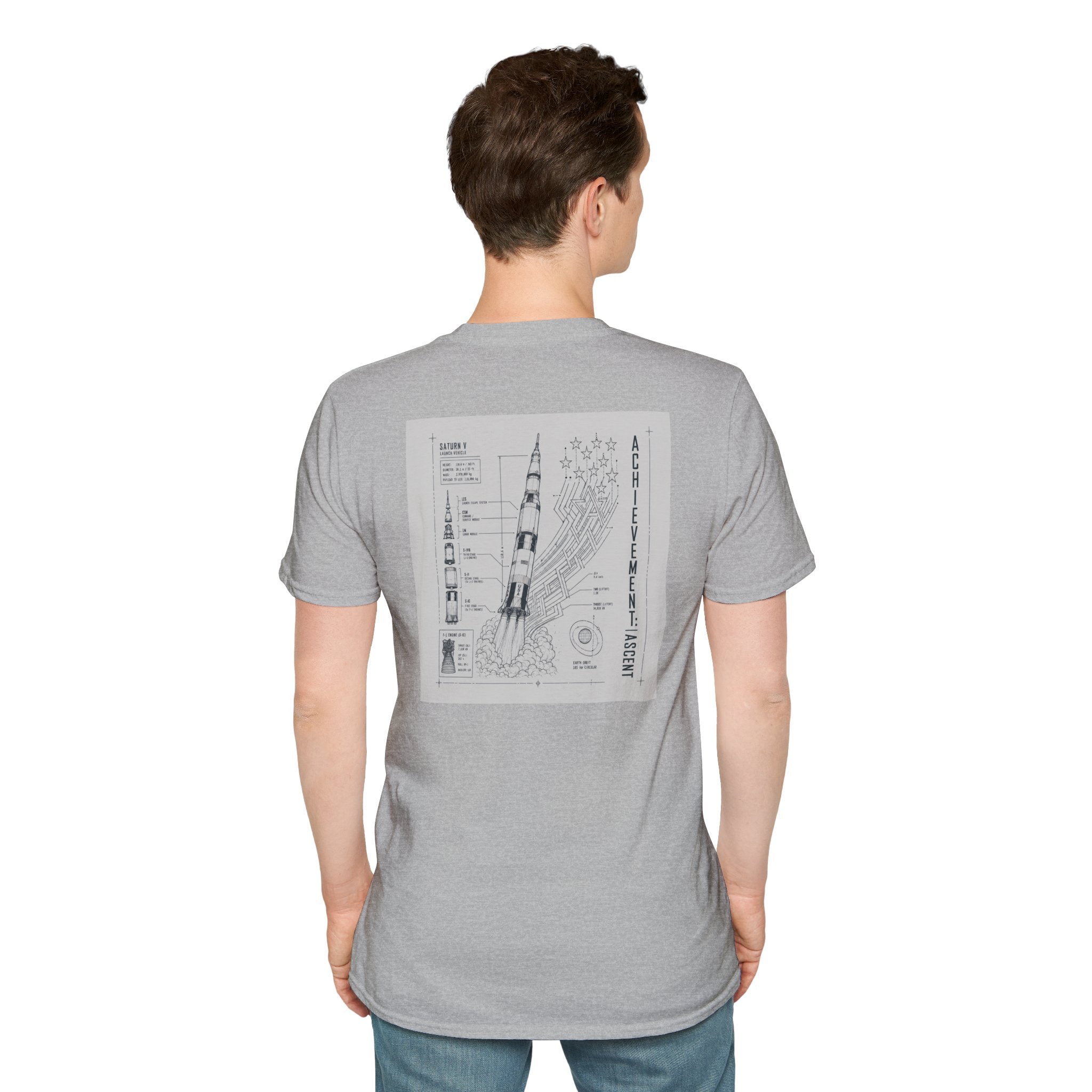 Rocket Blue print T-Shirt