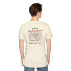 Peace Love Back Design T-shirt
