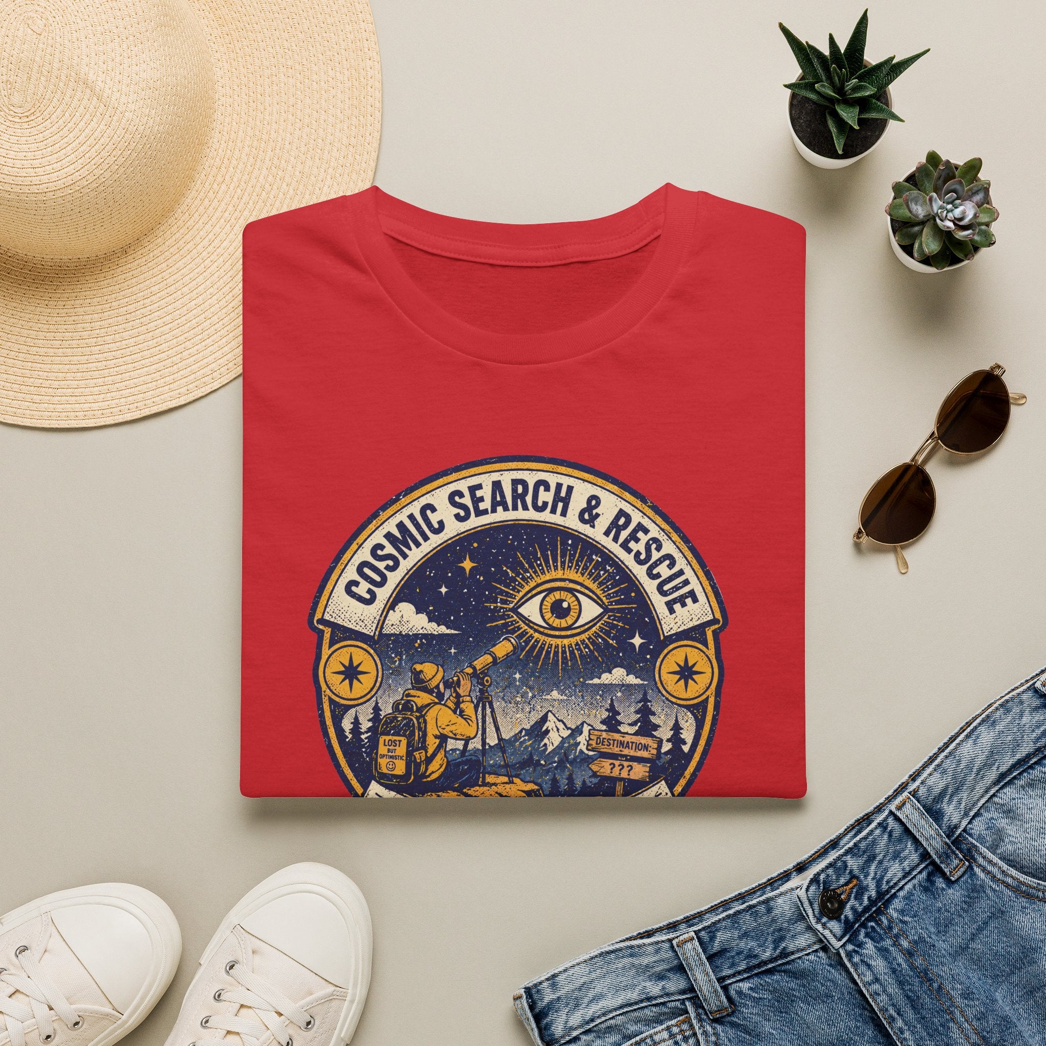 Cosmic Search & Rescue For Finding Own Self Graphic T-Shirt