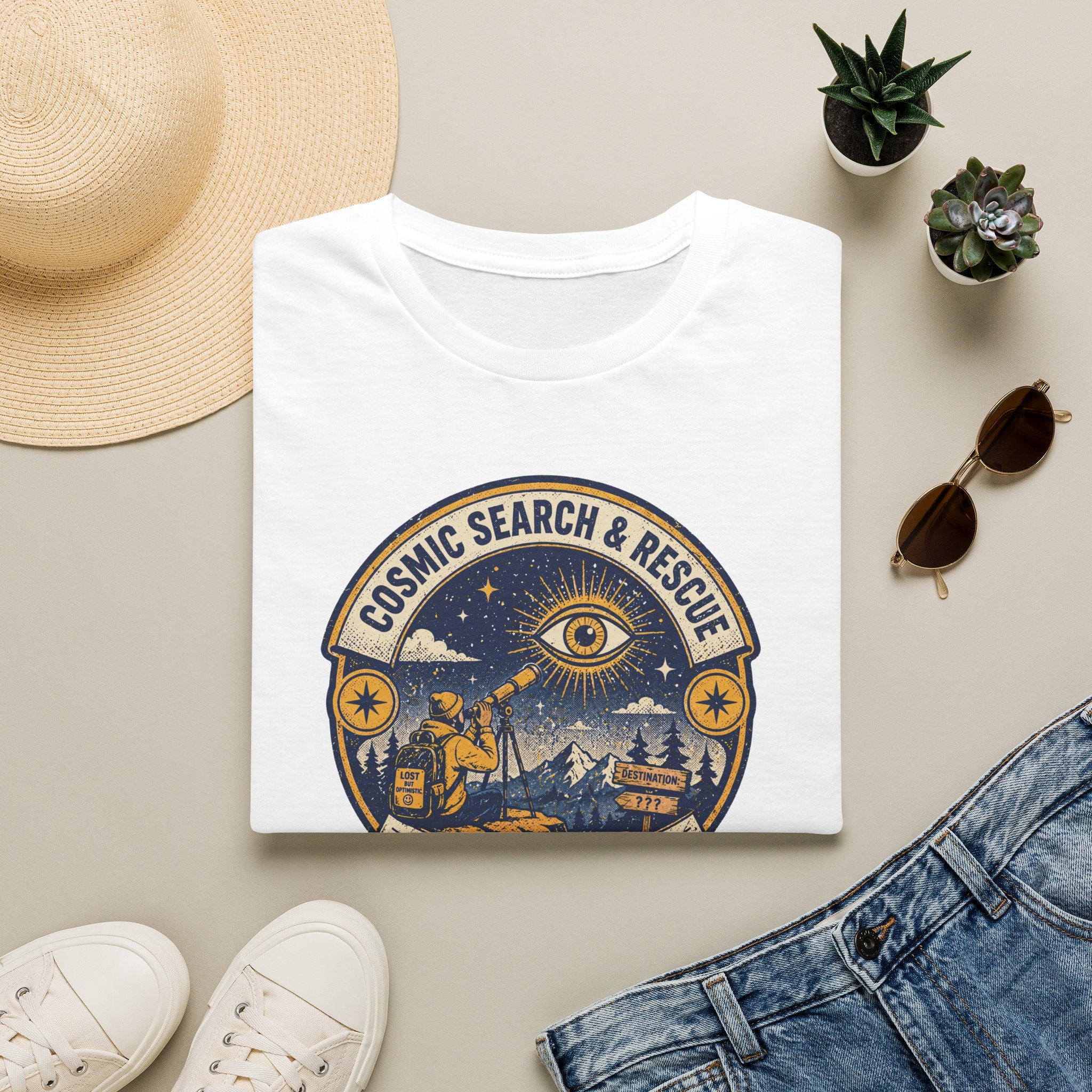 Cosmic Search & Rescue For Finding Own Self Graphic T-Shirt