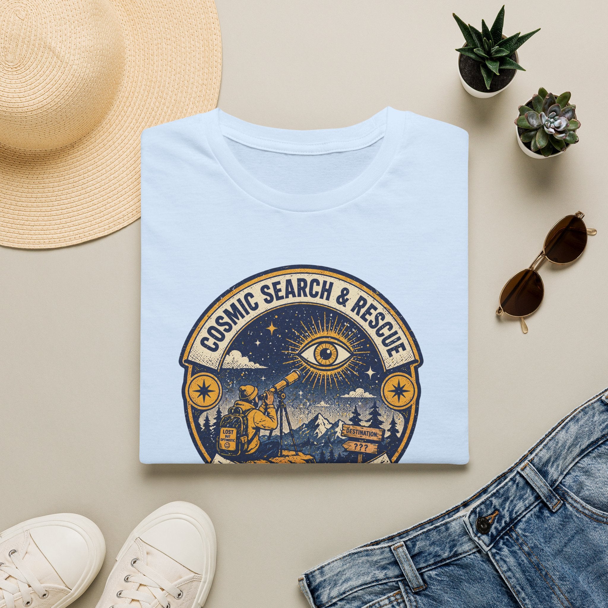 Cosmic Search & Rescue For Finding Own Self Graphic T-Shirt