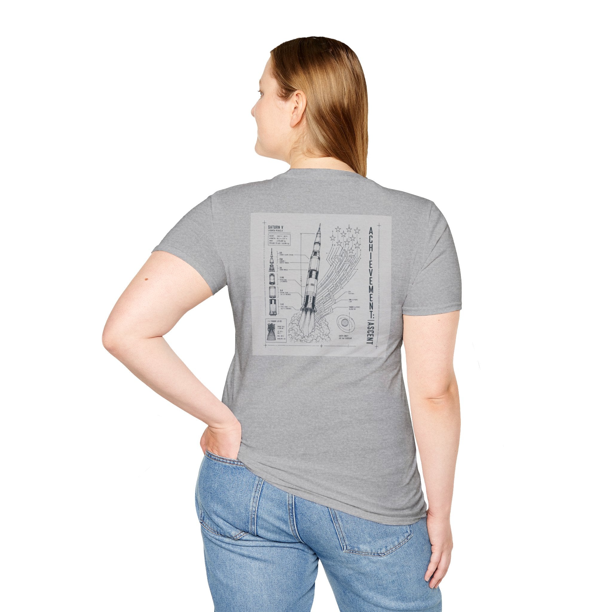 Rocket Blue print T-Shirt