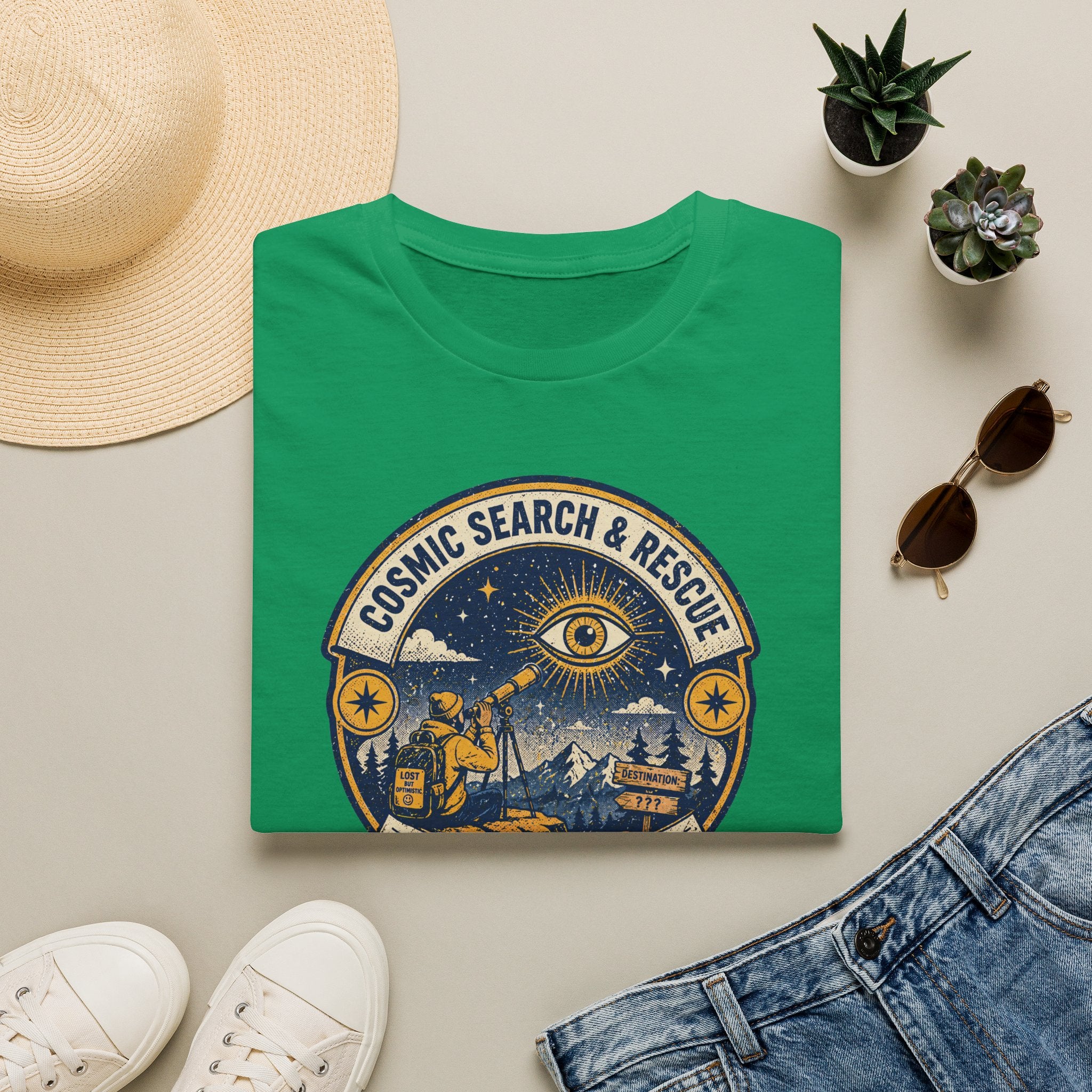 Cosmic Search & Rescue For Finding Own Self Graphic T-Shirt
