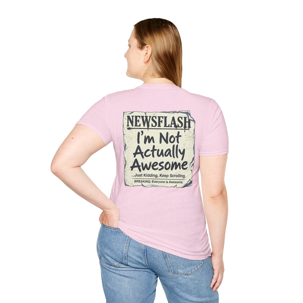 Not Awesome Humour T-shirt