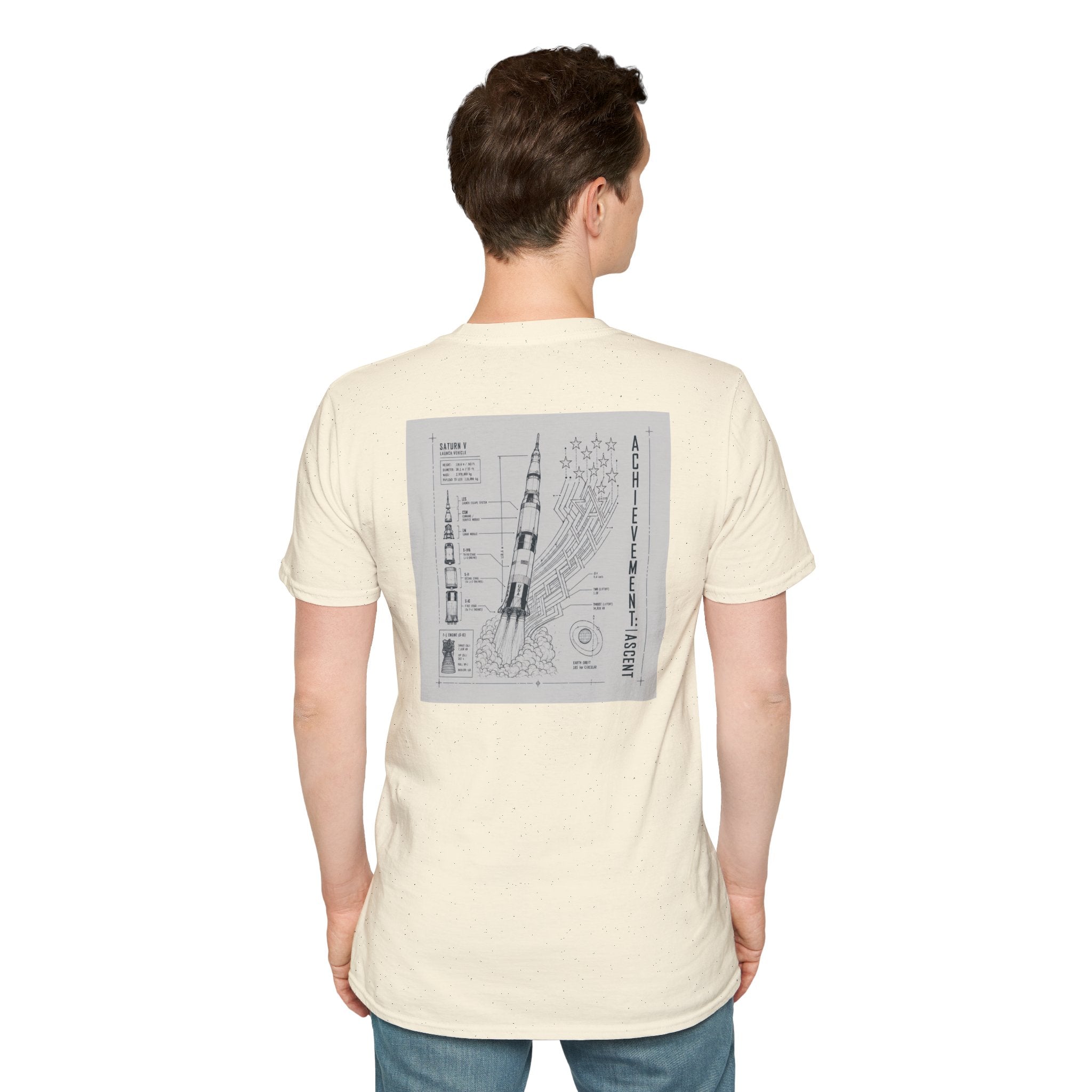Rocket Blue print T-Shirt
