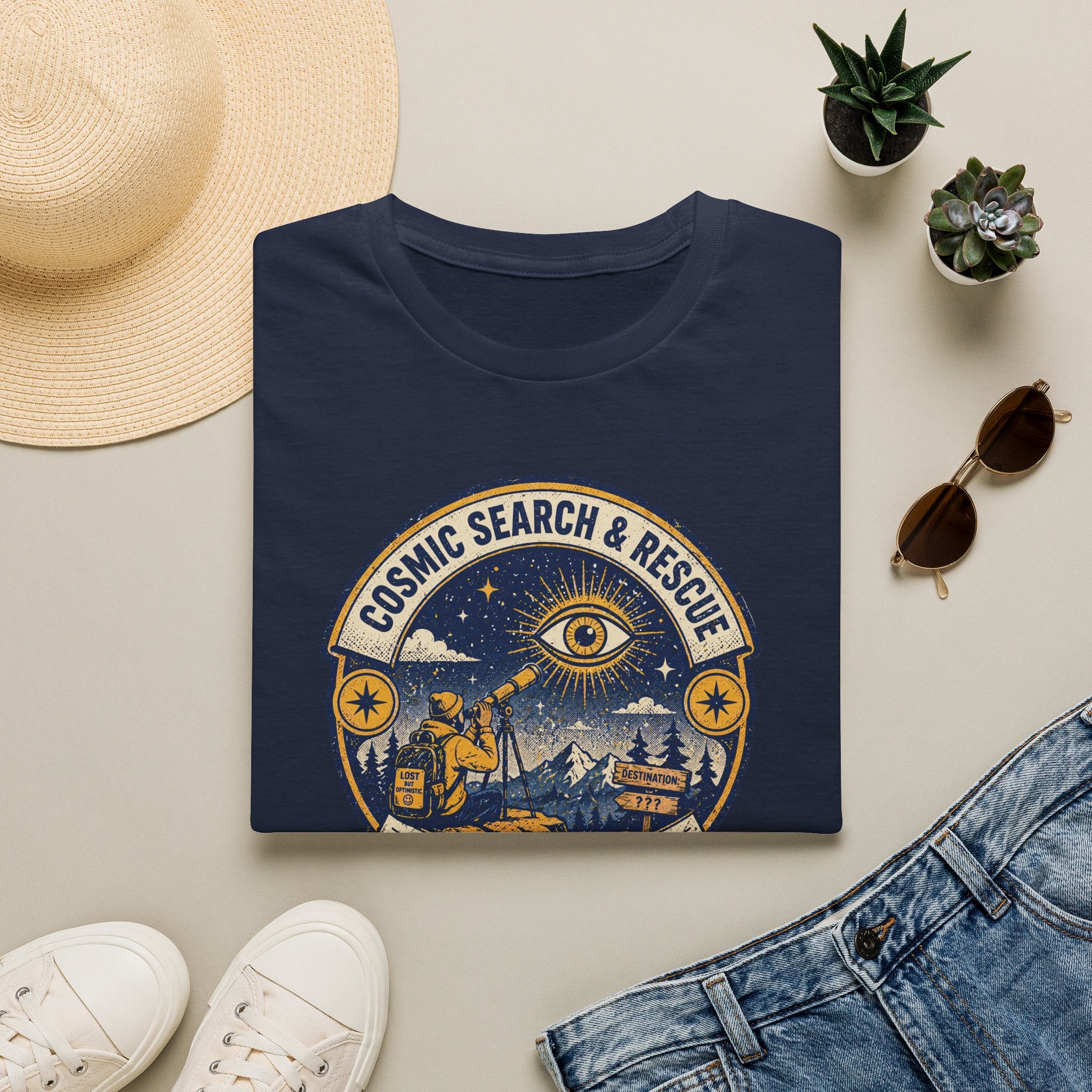 Cosmic Search & Rescue For Finding Own Self Graphic T-Shirt
