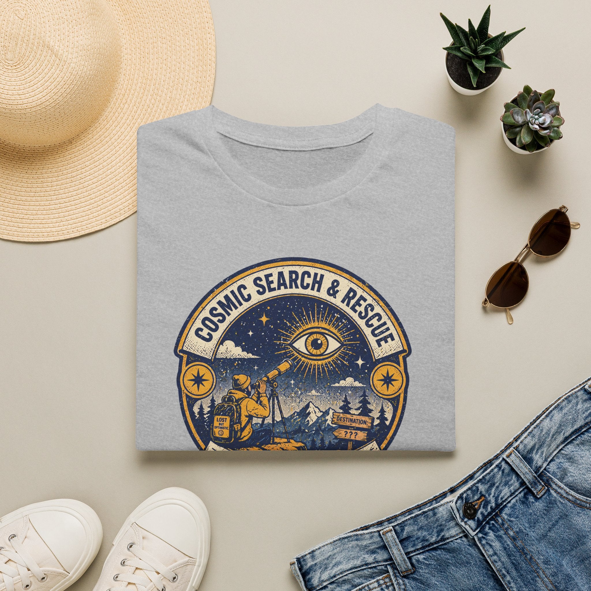 Cosmic Search & Rescue For Finding Own Self Graphic T-Shirt