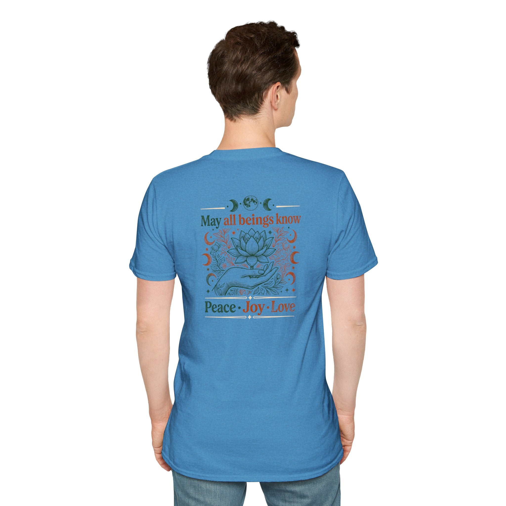 Peace Love Back Design T-shirt