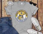 T-Shirt — Cosmic Search & Rescue “Still Finding Myself” Telescope Graphic