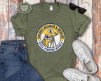 T-Shirt — Cosmic Search & Rescue “Still Finding Myself” Telescope Graphic