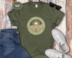 Cosmic Alignment T-Shirt – "Established Eternity" Mountain Meditation Graphic
