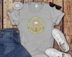 Cosmic Alignment T-Shirt – "Established Eternity" Mountain Meditation Graphic