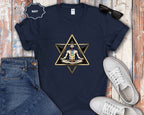 Meditating Yogi with Chakra Star T-Shirt