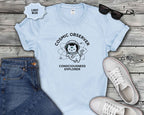 Cosmic Observer Cat T-Shirt — 'Consciousness Explorer' Astronaut Cat Tee