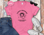 Cosmic Observer Cat T-Shirt — 'Consciousness Explorer' Astronaut Cat Tee