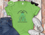 Cosmic Signal T-Shirt – Retro UFO & Cactus Graphic Tee