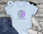 Divine Ratio T-Shirt — Brain & Flower of Life Sacred Geometry Tee
