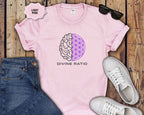 Divine Ratio T-Shirt — Brain & Flower of Life Sacred Geometry Tee