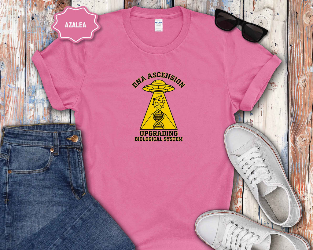 DNA Ascension T-Shirt — UFO DNA Upgrade Graphic Tee