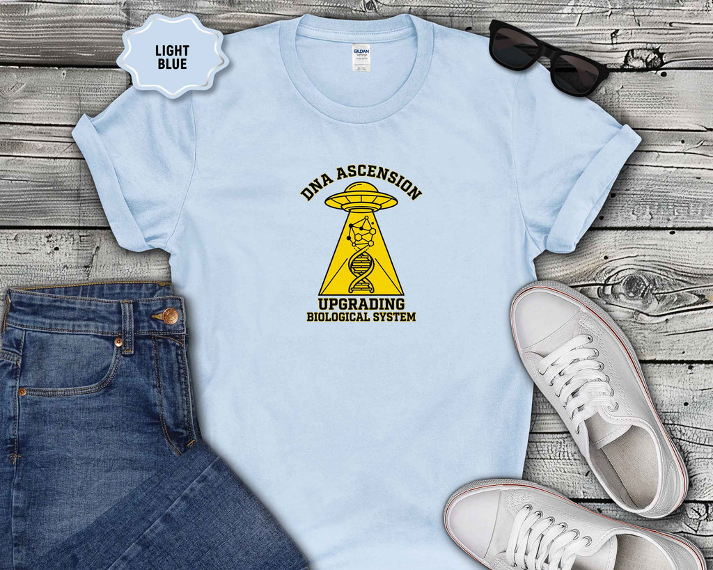 DNA Ascension T-Shirt — UFO DNA Upgrade Graphic Tee
