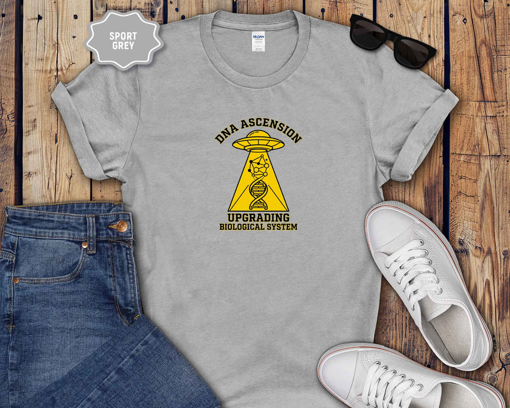 DNA Ascension T-Shirt — UFO DNA Upgrade Graphic Tee