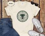 Elephant Mandala T‑Shirt — Geometric Sacred Geometry Tee