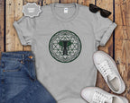 Elephant Mandala T‑Shirt — Geometric Sacred Geometry Tee