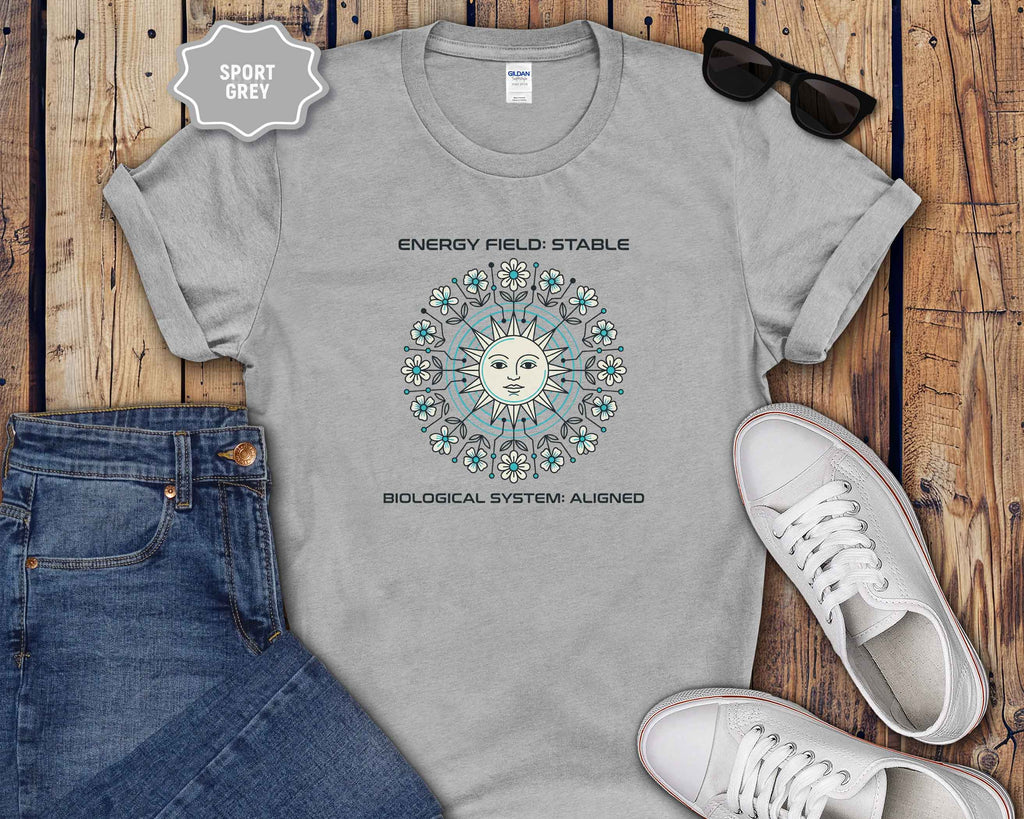 Energy Field Stable Sun Mandala T-Shirt