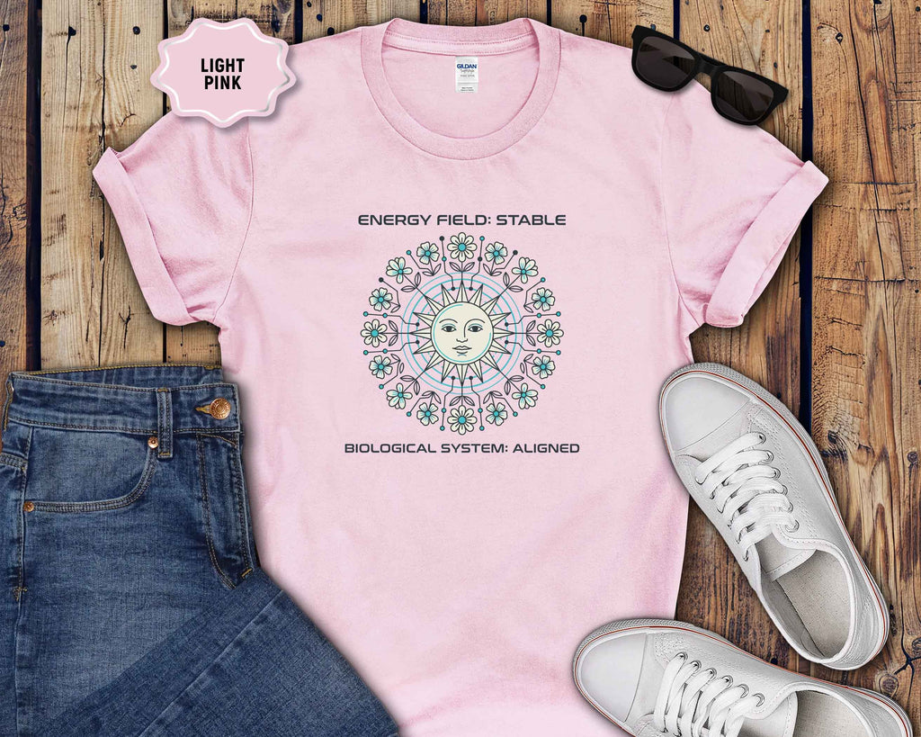 Energy Field Stable Sun Mandala T-Shirt