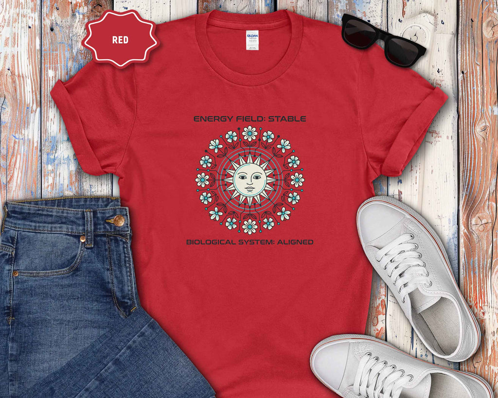 Energy Field Stable Sun Mandala T-Shirt