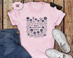 It Is Well With My Soul Floral T-Shirt — Inspirational Comfort Tee