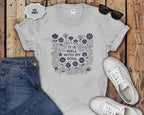 It Is Well With My Soul Floral T-Shirt — Inspirational Comfort Tee