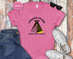 Pyramid Uplink T-Shirt — UFO & Ancient Pyramid Graphic Tee
