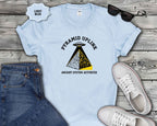 Pyramid Uplink T-Shirt — UFO & Ancient Pyramid Graphic Tee