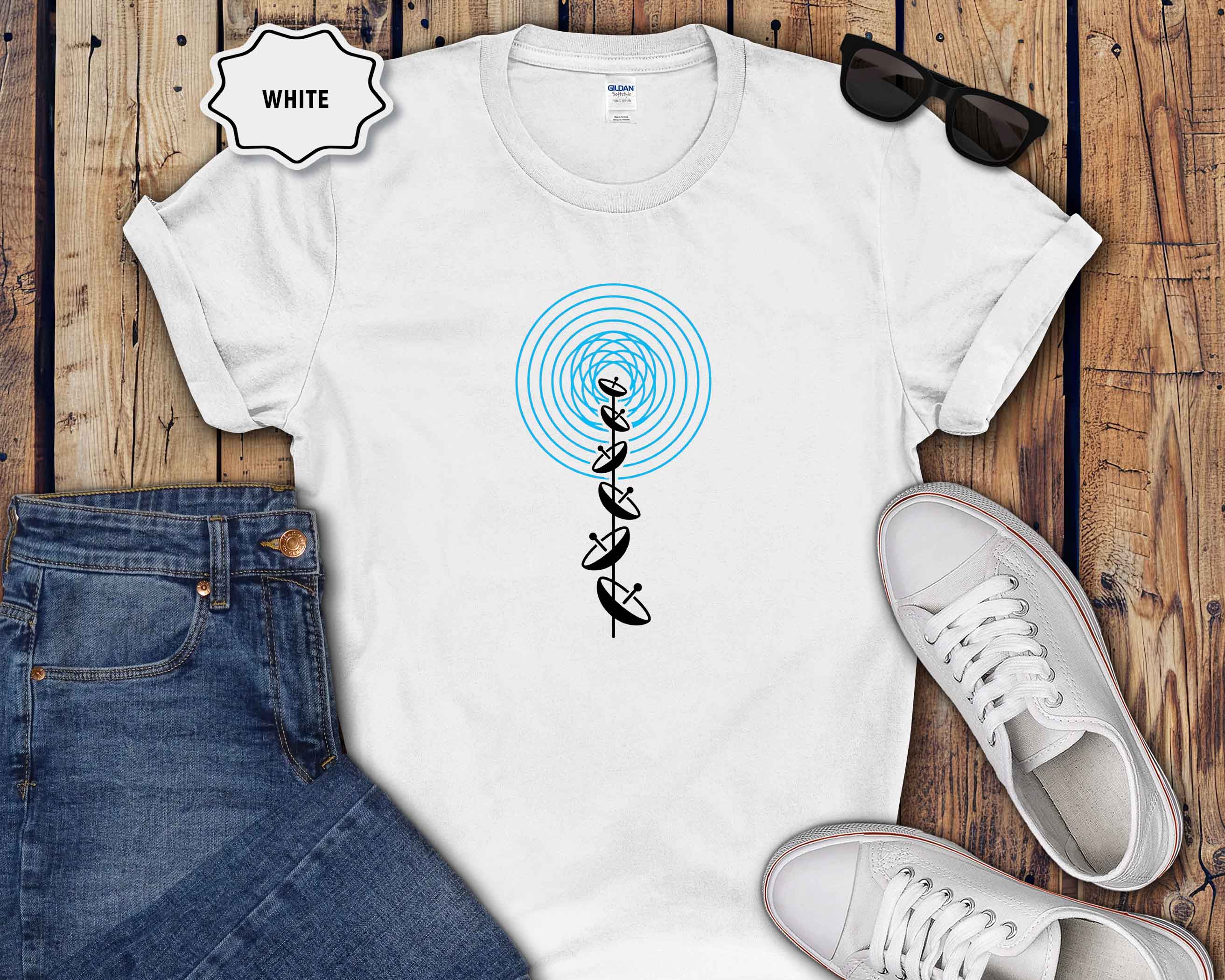 Satellite Geometric Graphic Tee