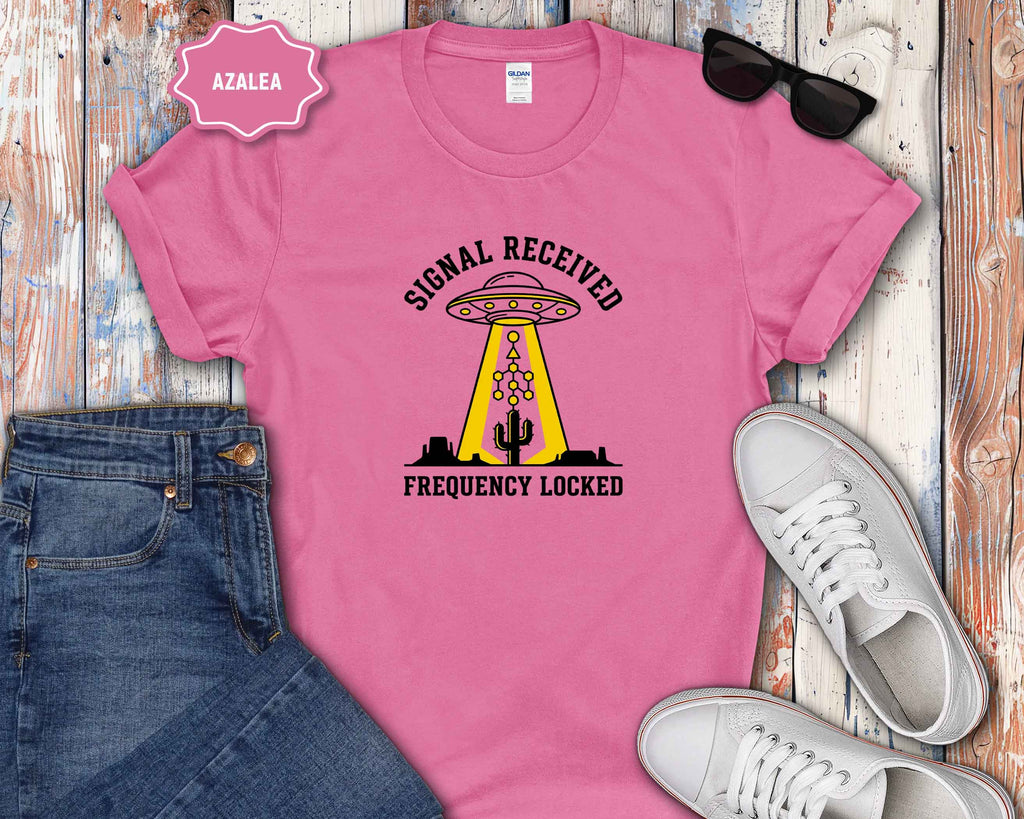 Signal Received / Frequency Locked Alien Abduction Graphic Tee