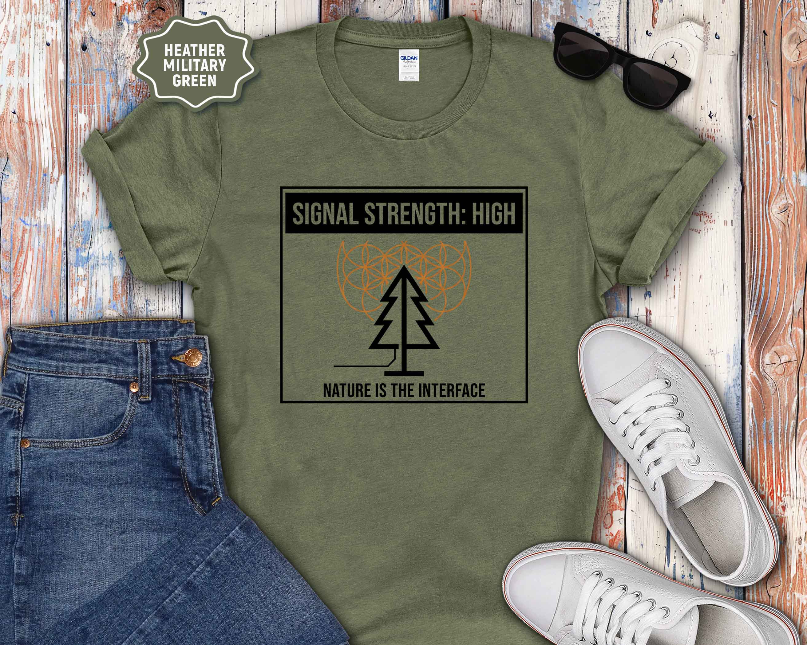Nature Is The Interface Graphic Tee