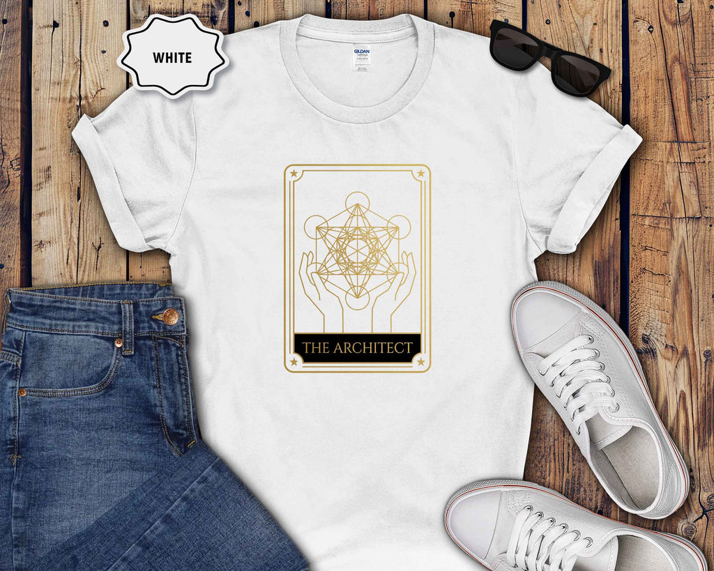 Sacred Geometry — Metatron’s Cube Hands Graphic T-Shirt