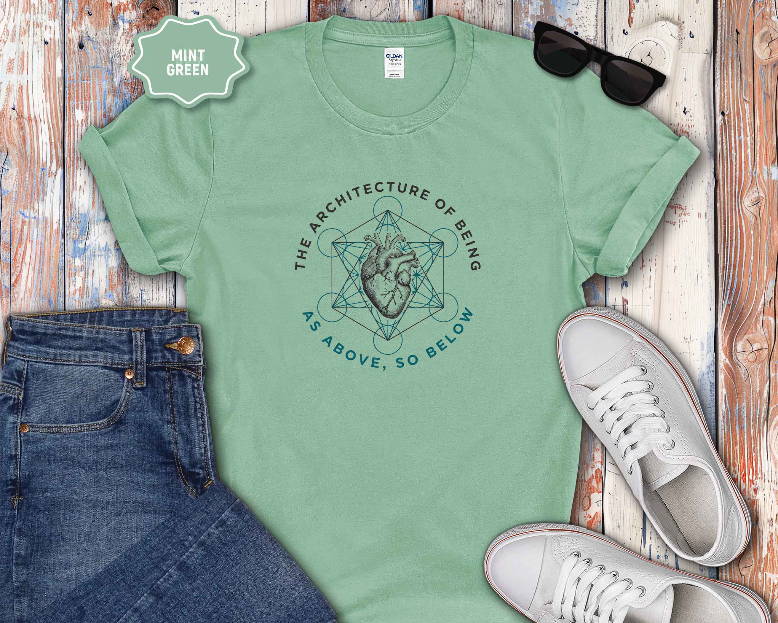 The Architecture of Being Spiritual Graphic Tee