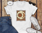 Sun & Moon Balance Celestial Boho Graphic Tee