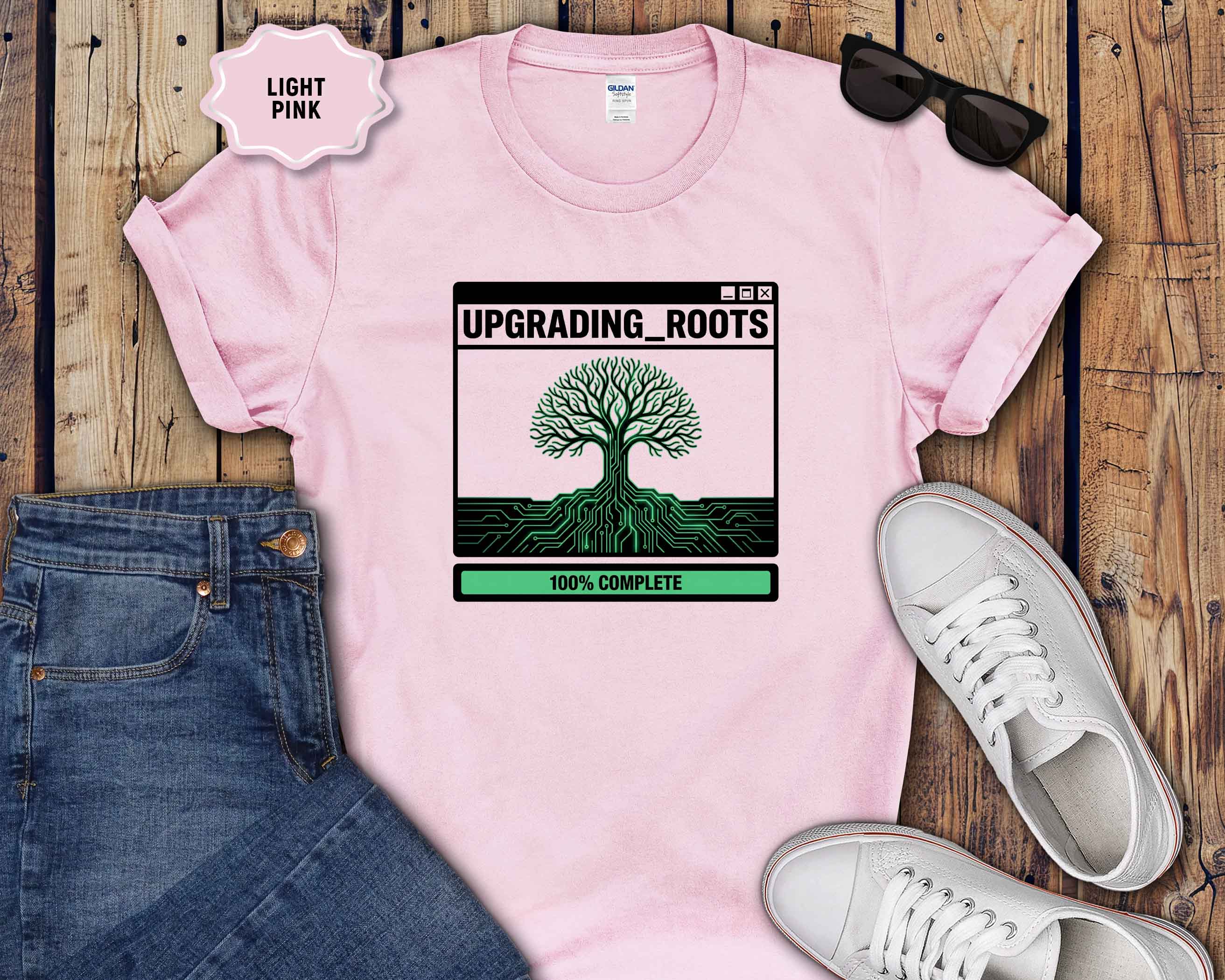 Upgrading Roots — Tech-Tree Growth Graphic Tee