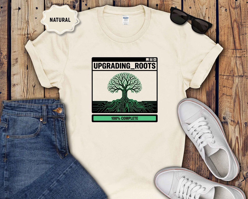 Upgrading Roots — Tech-Tree Growth Graphic Tee