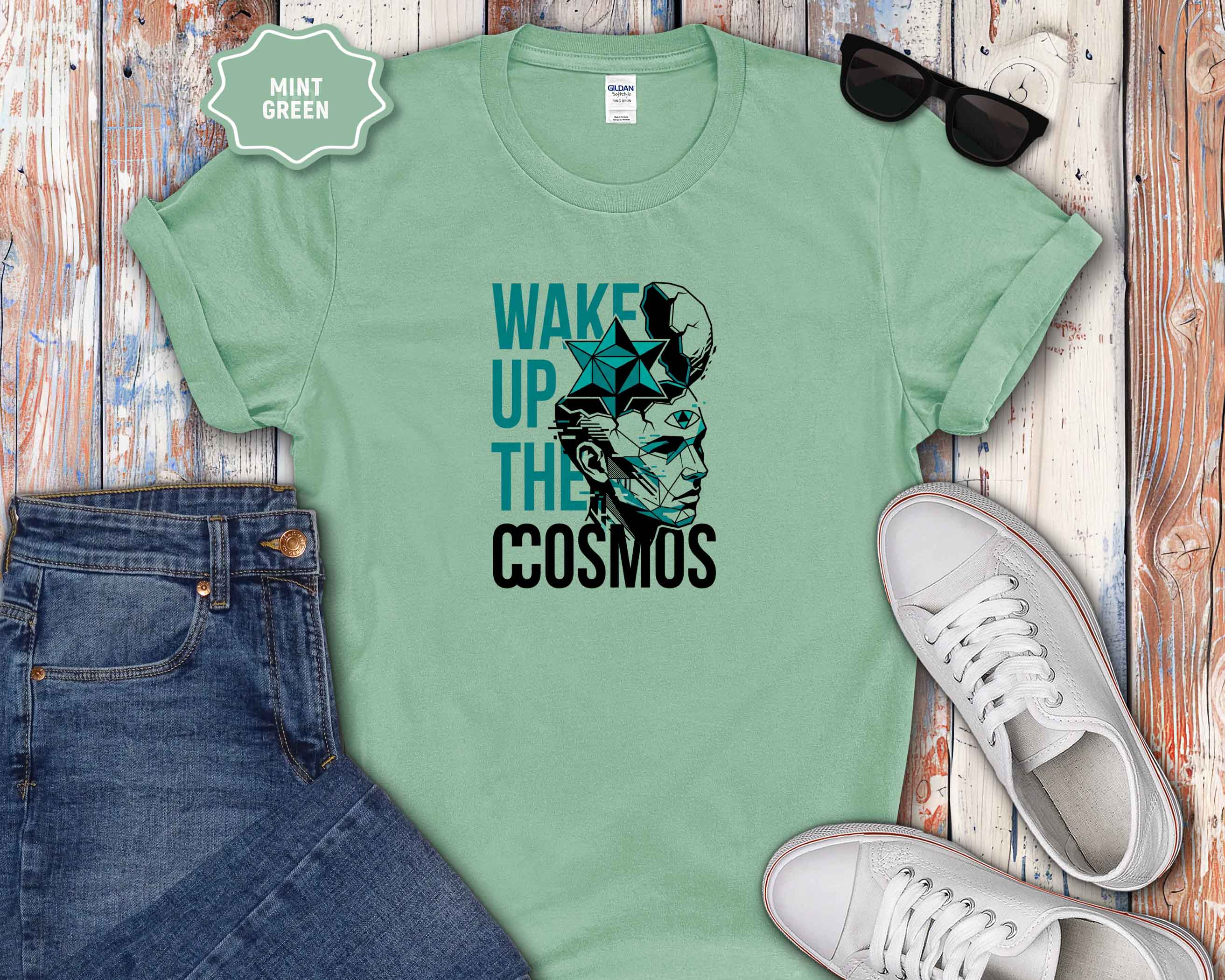 Wake Up The Cosmos Graphic T-Shirt